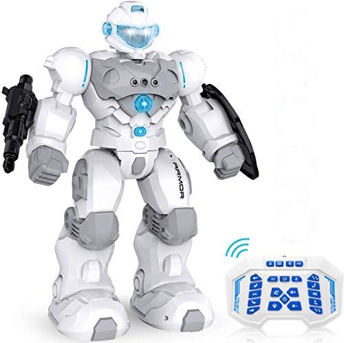 RC Robot Toy, Intelligent Programmable Robot with Infrared Controller, Gesture Sensing Robotic Interactive Walking Singing Dancing, Robot Toy Gift for Kids