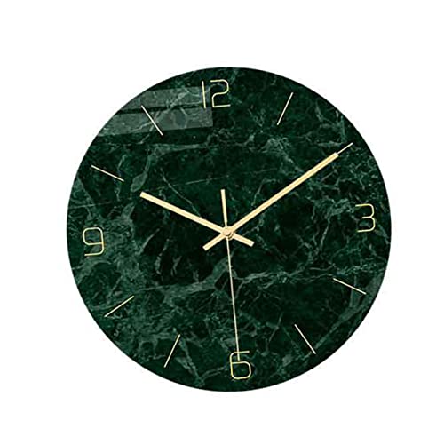 DECHOUS Reloj De Pared Creativo De Acrílico Diseño De Mármol Reloj Silencioso para Decoración De Salón Oficina Cocina y Dormitorio Modelo Sin Batería
