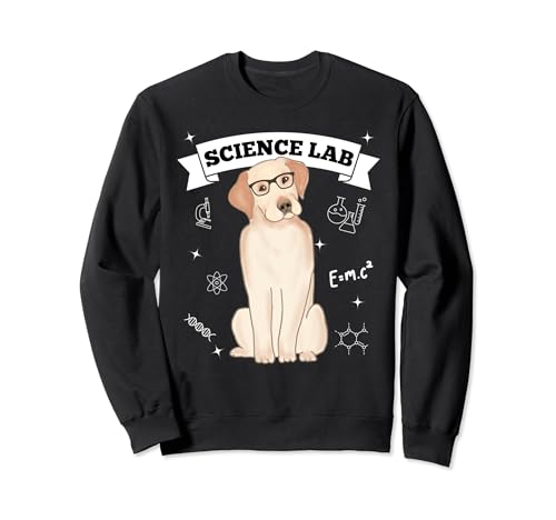 Esplora l'affascinante mondo della genetica, del comportamento e della salute canina con il nostro design Science Lab Labrador Retriever Dog, perfetto per gli amanti dei cani, scienziati e menti curiose. Cuccioli. Labrador. Science Pun divertente slogan.