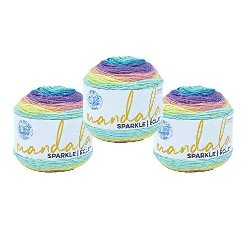 Image of (3 Pack) Lion Brand Yarn Mandala Sparkle Yarn, Serpens