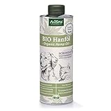 AniForte kaltgepresstes Bio Hanföl für Hunde & Katzen 500 ml - 100% reines Barf Öl als Zusatz, Premium Hanföl, Naturprodukt ohne Zusätze, Recyclebare Verpackung ohne BPA