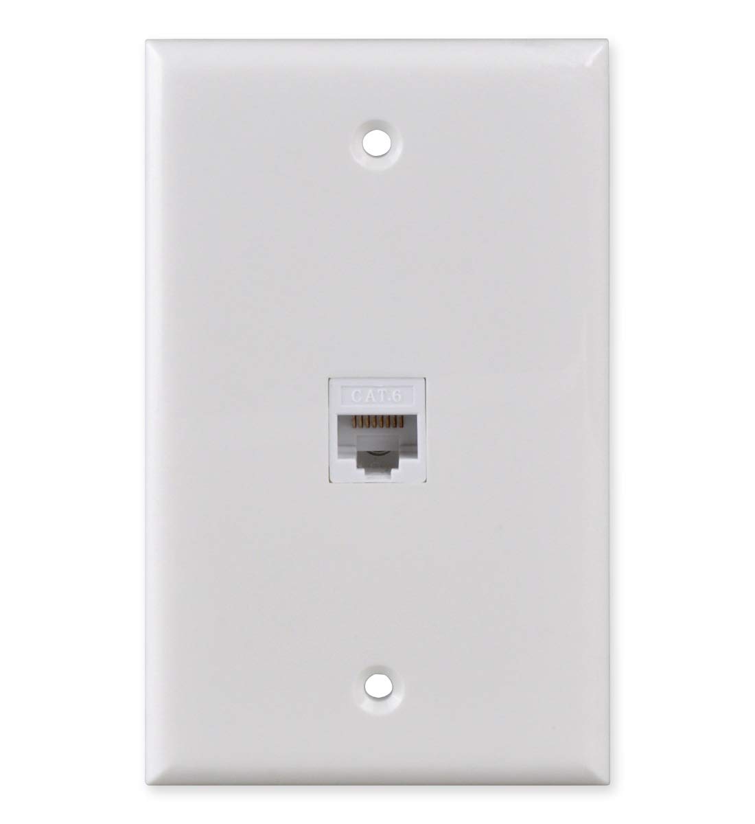 Amazon.com: Ethernet Wall Plate, HTTX White 1-Port CAT6 Wall Plate