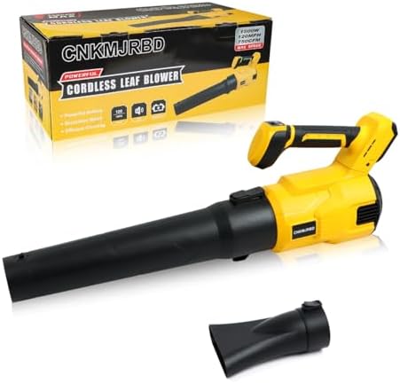Cordless Leaf Blower - 1500W Brushless,120MPH Speed/750CFM Volume.Compatible with Dewalt 20V Max Battery(Battery Not Included) for Lawn, Garden & Driveway Cleaning