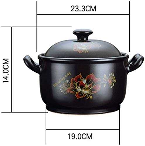 Cocotte en céramique multi-usage avec couvercle en terre cuite 4,2L - 8