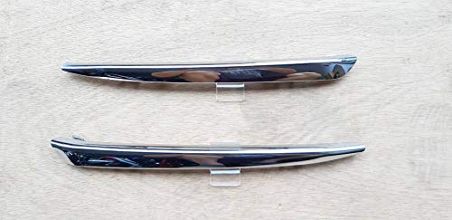 Buy N Try Chrome Front Bumper Molding For Chevrolet Tahoe Suburban 2015-19 Gm1046106 Gm1047106 #TOP2