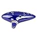 TOTMC Legend of Zelda Ocarina of Time Triforce Link 12 Hole Alto C Mediant Tone Ocarina Zelda Cosplay Ceramic Replica + Textbook