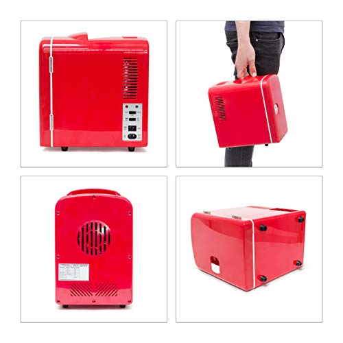 Relaxdays Mini Frigorifero, Frigorifero Portatile