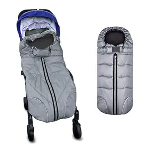 Waterproof Universal Baby Stroller Sleeping Bag Footmuff Sack Grey by Berocia