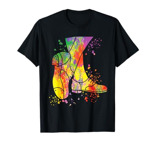 Tap Dancer Colorsplash Tap Dance Kids Tap Dance T-Shirt