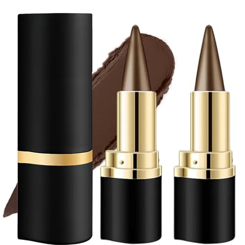 JAONLD Eyeliner,2 Piezas Delineador de Ojos Mate de Secado Rápido Duradero,Resistente al Agua y Sin Manchas,Lápiz Delineador de Ojos de Consigue el Maquillaje de Ojos Perfecto(Marrón)