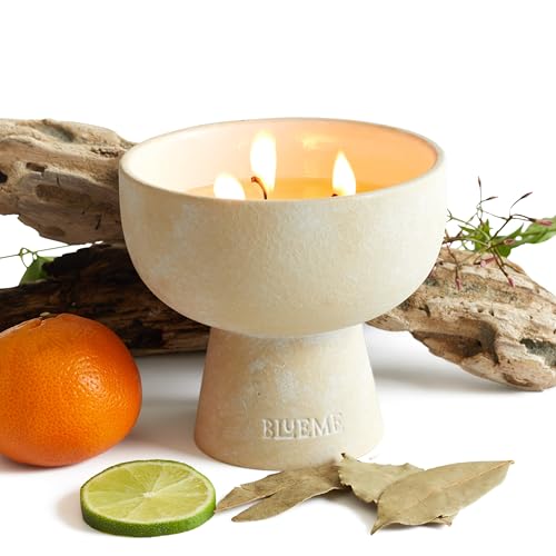 BLUEME-Nostalgia-Bergamot-Musk-3-Wick-Bundle-Candle-Wax-Refill BLUEME Nostalgia Bergamot Musk 3 Wick Bundle Candle Wax Refill