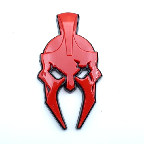 Image of 2Pcs Right Left Side Custom Gladiator Emblems 3D Badges Replacement for JL Jeep Gladiator (Black Red)