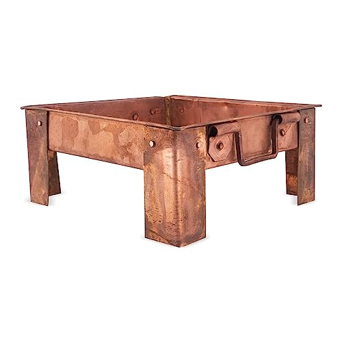 Image of ALODIE - Havan kund Pure Copper Hawan Kund with Handle On Both Side, for Yagya Kund fro Puja & Poojan Purpose 10 Inches