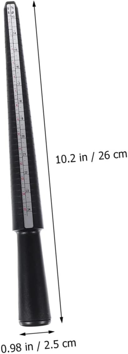 VILLFUL Ring Size Measurement Tool Set Ring Mandrel Sizer for Jewelry Finger Sizing Tool Scales Accurate Ring Measuring Stick for US Size