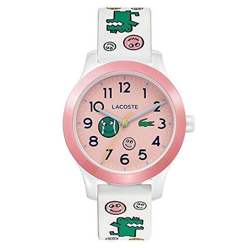 Lacoste Mixte Enfant Analogique Quartz Montre avec Bracelet en Silicone 2030031