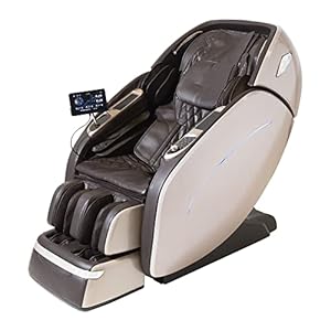 Daruma® 3D-Massagestuhl – Orange (Modell 2022) – 12 Massageprogramme – Thermotherapie – Pressotherapie – Mehrdimensionale 3D-Massage – Schwerkraft und Raum „Null“ – 3D-Surround-Sound – Bluetooth