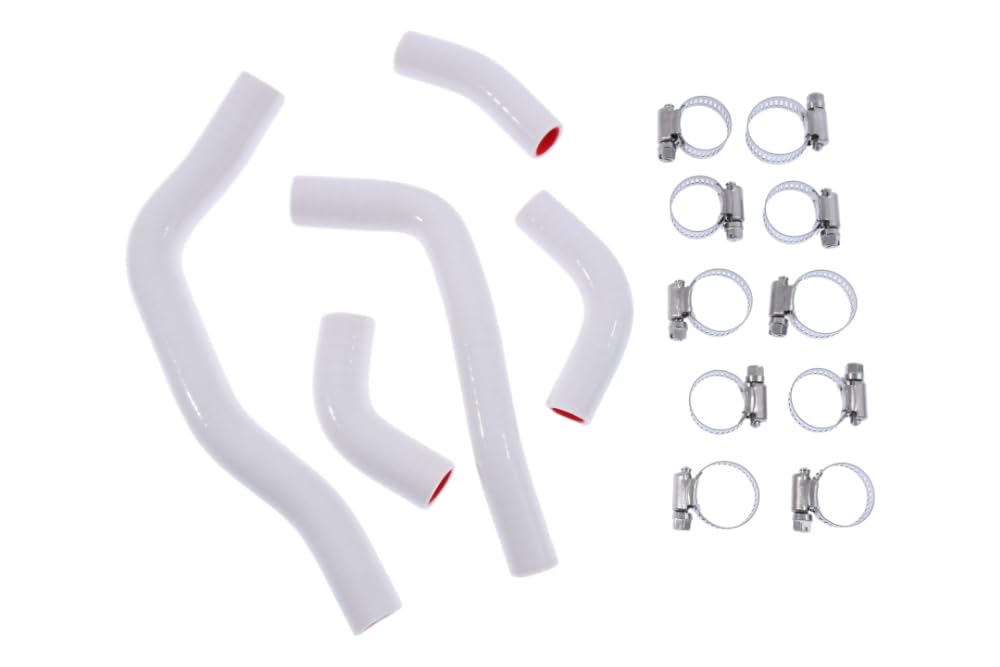 avdb-moto Juego Mangueras de Radiador Agua Compatible con HONDA CRF 450 R CRF450R 2005-2008 (Blanco)