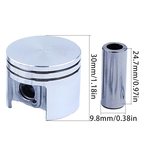 Kit segments de piston 38 mm avec roulement et joint pour tronçonneuse MS180