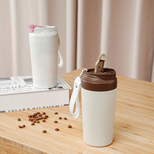 Mug Cerámico de Viaje 16oz con Tapa y Doble Pared miniatura 2
