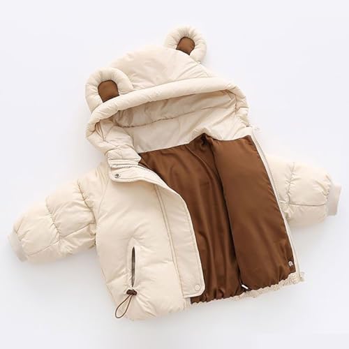 Toddler Boys Girls Hooded Puffer Jacket Water 𝐑esistant Lightweight Packable Down Jacket Winter Little Boys Clothes4