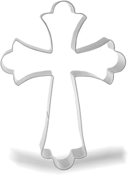 Keewah Cross Cookie Cutter, 4.5, Stainless Steel