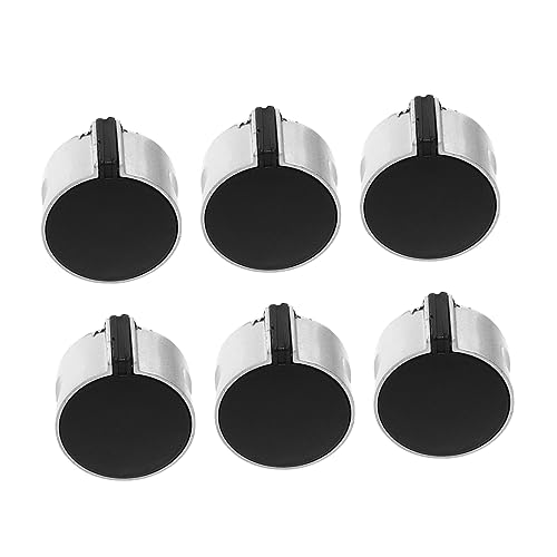 SHINEOFI 6 Piezas Perillas Inoxidable para Cocinas de Gas de Control de Estufas Instalación y Uso Diseño Ergonómico y Resistente la Corrosión