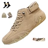 Vogany Shoes - Zapatillas ortopédicas para mujer y hombre, impermeables, transpirables, para exteriores, unisex, ligeras, sin cordones, Khaki, 44 EU
