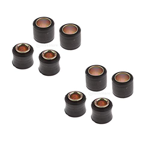 JicSuXi 8Pcs 10mm/14mm Motorcycle Shock Absorber Suspension Bushing Rubber Bush