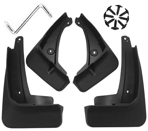Image of Mud Flaps Fit for 2019-2022 Chevrolet Trax, Mud Flaps Front & Rear Mud Splash Guards Accessories Black, 4 Pc