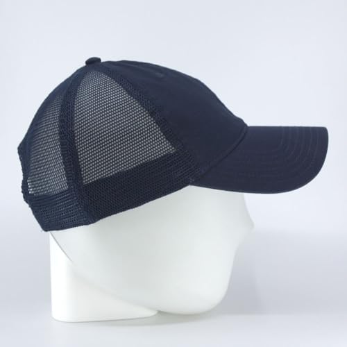 Image of The Vintage Year Washed Cotton Unstructured Soft Mesh Adjustable Trucker Baseball Cap