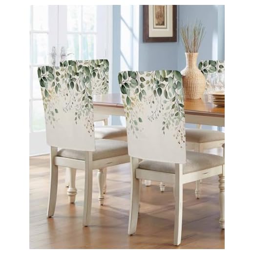 Stylish Eucalyptus Chair Back Covers