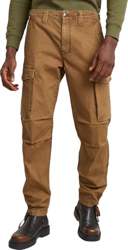 G-STAR Raw - Mens Core Regular Cargo Pants, Color Kangaroo, Size: 36W x 34L