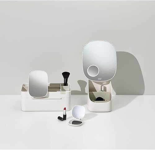 Miniatura 4 de Joseph Joseph 75005 Viva - Organizador de maquillaje con cajón, grande con espejo, concha, crema