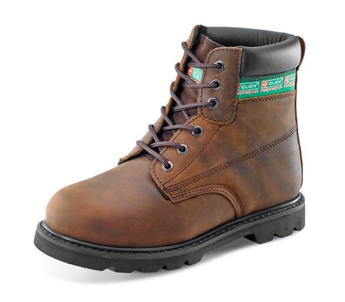 CLICK GOODYEAR WELTED 6 INCH BOOT BROWN 08