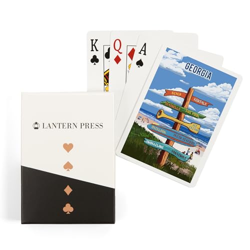 Baraja de póker Lantern Press con 52 cartas