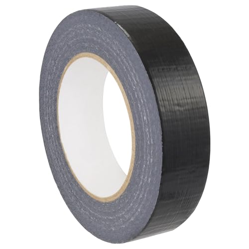 Taśma materiałowa, mocna taśma klejąca z polietylenu, ręcznie odrywana biała, czarna lub srebrna - 50 m - szerokość do wyboru - 19 mm, 25 mm, 30 mm, 38 mm, 50 mm, 75 mm, 100 mm / czarna