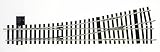 Spur 0 Gleismaterial Lenz 45031-01 Handweiche links 11,25°