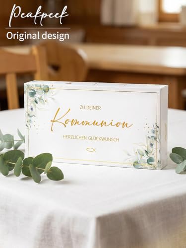 Geldgeschenk Kommunion Kreative Geschenkbox, Erste Million Geldgeschenk, Erstkommunion Geschenke für Mädchen Jungen-Zu deiner Kommunion Herzlichen Glückwunsch