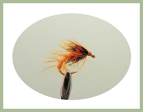 3 Mosche Bagnate Snatcher Rosse Per Trota &ndash; Taglie 10, 12 E 14, Predator Flies