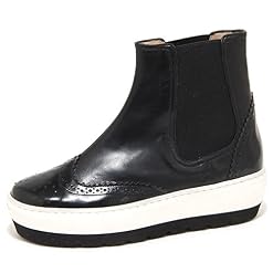 SANTA CLARA 8957N Beatles Donna Nero Platform Shoes Woman - Les Beatles, Paul McCartney, John Lennon, RIngo Starr, George Harrison