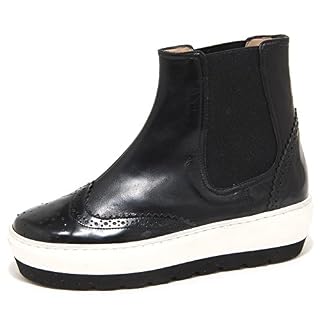 SANTA CLARA 8957N Beatles Donna Nero Platform Shoes Woman - Les Beatles, Paul McCartney, John Lennon, RIngo Starr, George Harrison