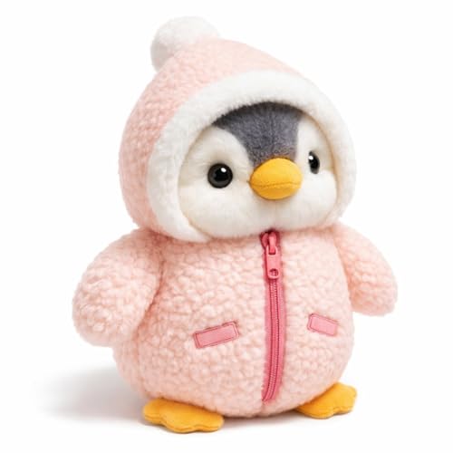 OhebEsx Pinguin Kuscheltier 26cm Pinguin Spielzeug Plüsch Süßes Stofftier für Kinder Kuscheltier Pinguin weich Stuffed Animal als Begleiter Kuscheltiere Süß