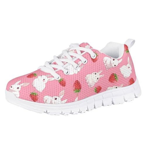 Children's Running Shoes Breathable Tennis Shoes for Kids Girls Lace Up Athletic School Sneakers for Little Kid Size11-13/ Big Kids Size1-53