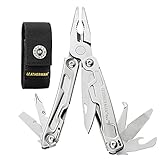 LEATHERMAN, Rev Pocket Size Multitool with Package Opener and Screwdrivers, Stainless Steel