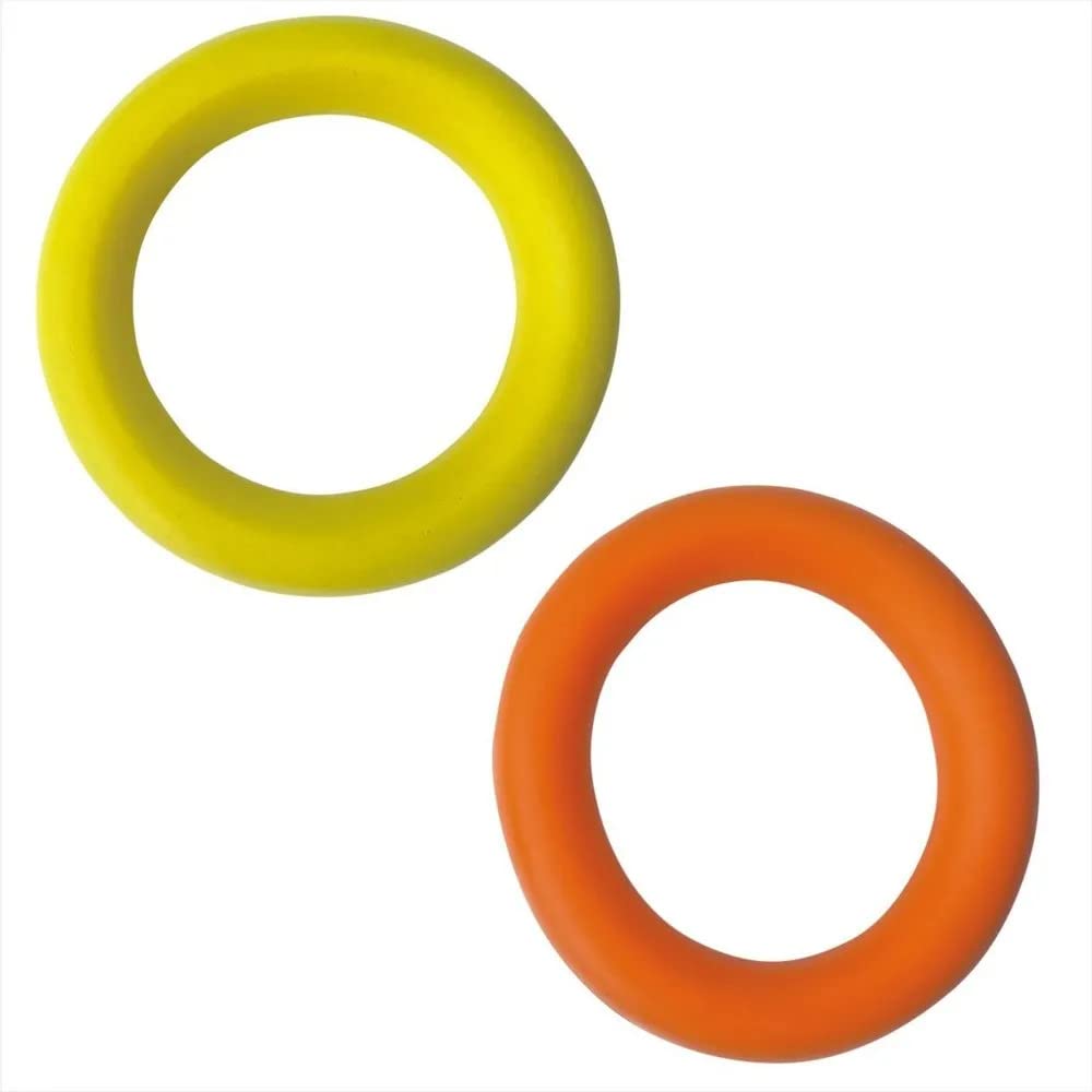 CABRIO 2pcs of Rubber Plain Tennikoit Ring Sponge Filled 6 Inches Diameter Multicolor, Kids Playing, Tennis Ring, Rubber Frisbee (B0BXHB2ZKM) Amazon Price History, Amazon Price Tracker