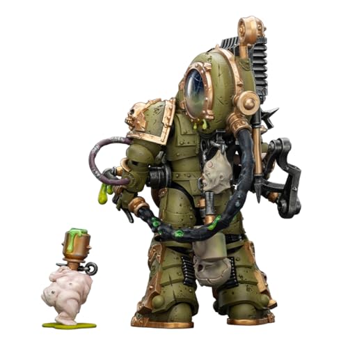 Image of JOYTOY Warhammer 40K 1 /18 Action Figure 15+, Death Guard, Foul Blightspawn, with Plague Sprayer 4.92 inch Collectible Model Birthday Gifts, JT02892