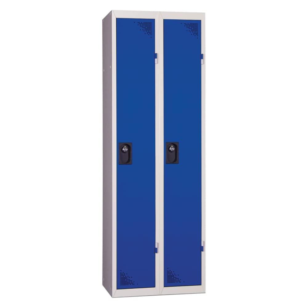 Vestiaire Industrie Propre - en kit - Bleu - 2 colonnes - Largeur 60cm
