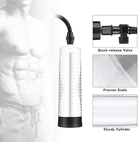 Vacuum Penis Pump, Bombex Manual Penis Enlarger For Male Erection & Enhancement, Sex Toys For Men,Penis Massage & Stimulation Device With Male Stroker #TOP2