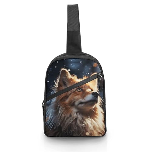 Mochila tipo bandolera urbana blanca para hombre y mujer miniatura 1