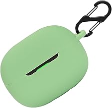 Xiaomi Redmi Buds 5 Pro Case, Silicone Shockproof Protective Skin Case Cover with Key Chain Green